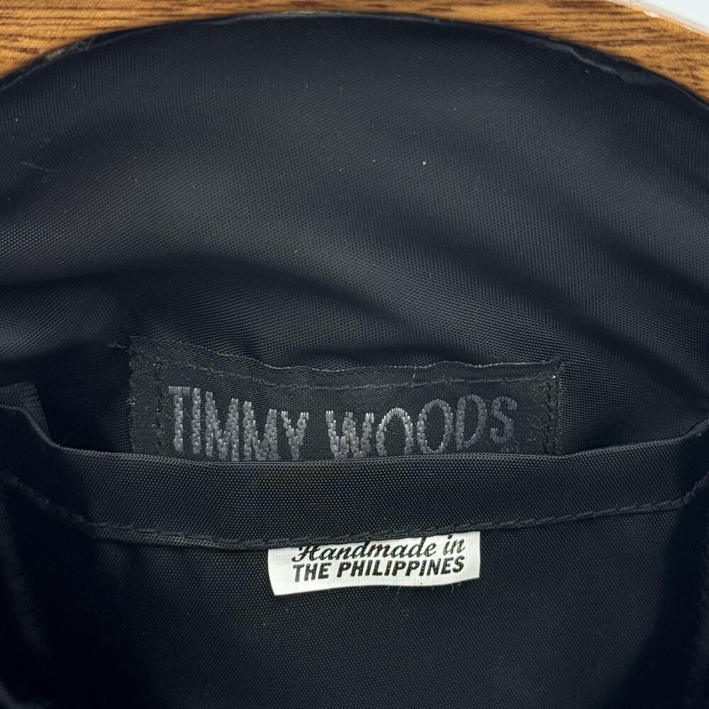 Timmy Woods Lion Crossbody Bag Carved Wood Beverly Hills Limited Edition Art - Picture 4 of 16